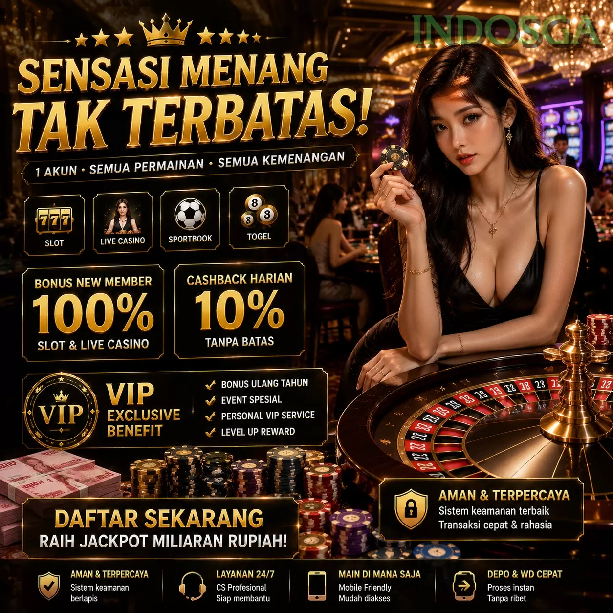 WELCOME BONUS NEW MEMBER 50_ promotion image